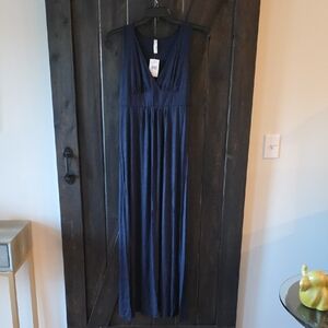 Loveappella Midnight Blue Maxi Dress